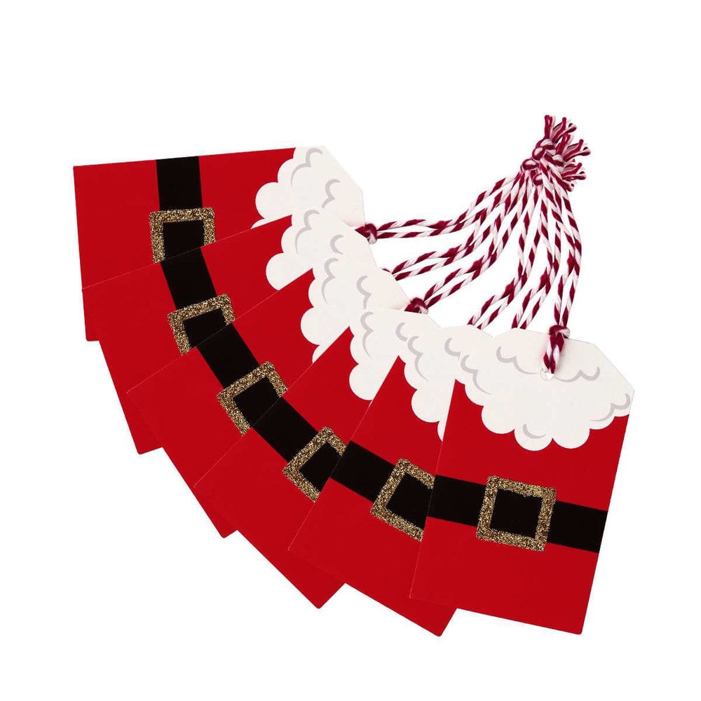 X-MAS Jmenovky Santa Claus 6 ks