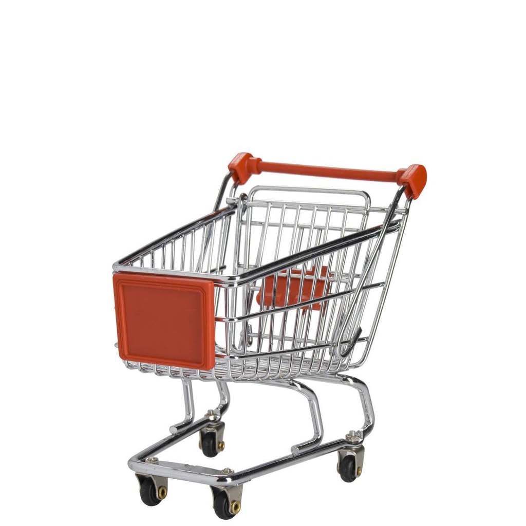 SUPERMARKET Nákupní vozík malý - červený