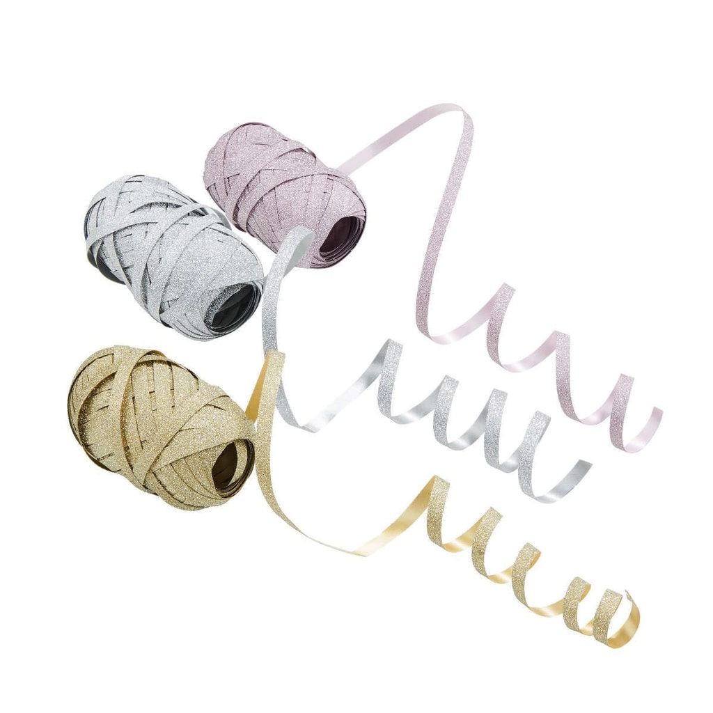 RIBBON Stužky, set 3 ks - růžová/stříbrná/zlatá