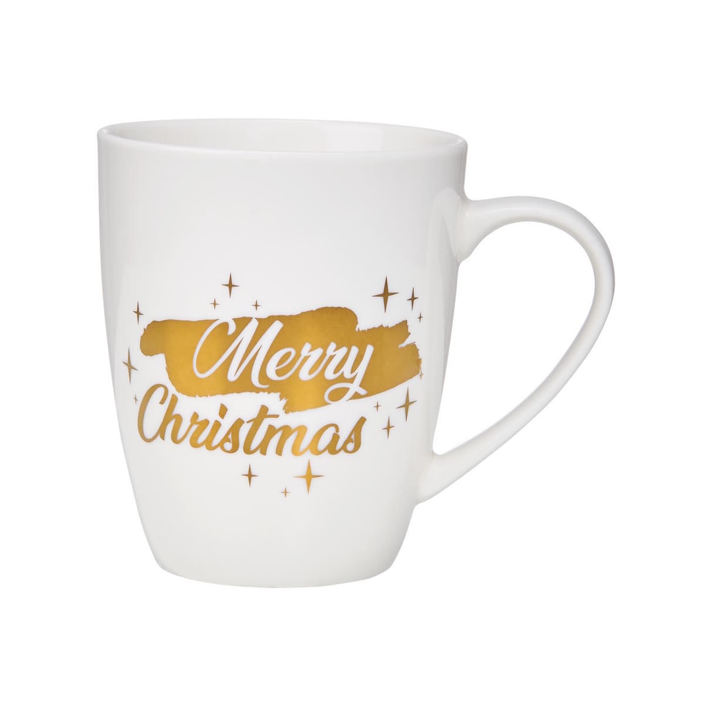 WHITE XMAS Hrnek "Merry Christmas" 350 ml