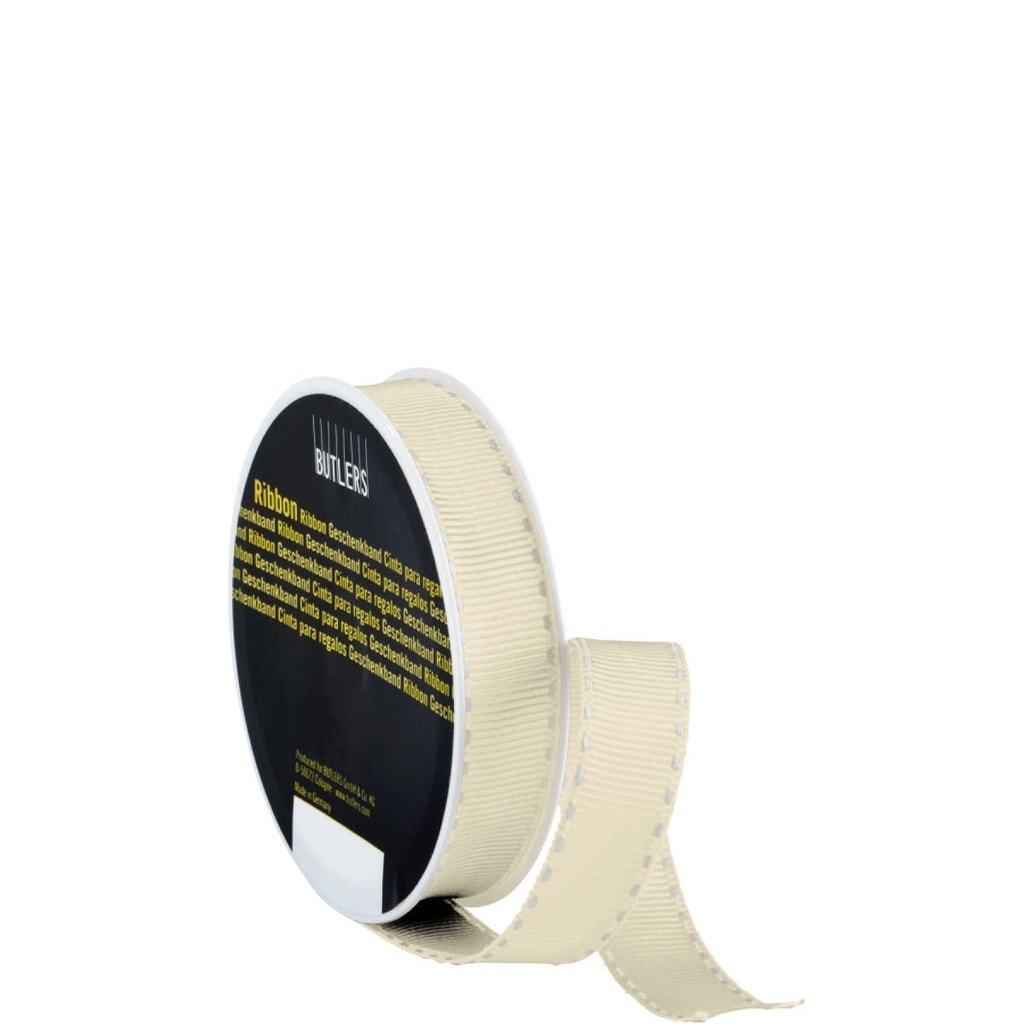 RIBBON Stužka 15mmx2,5m - krémová