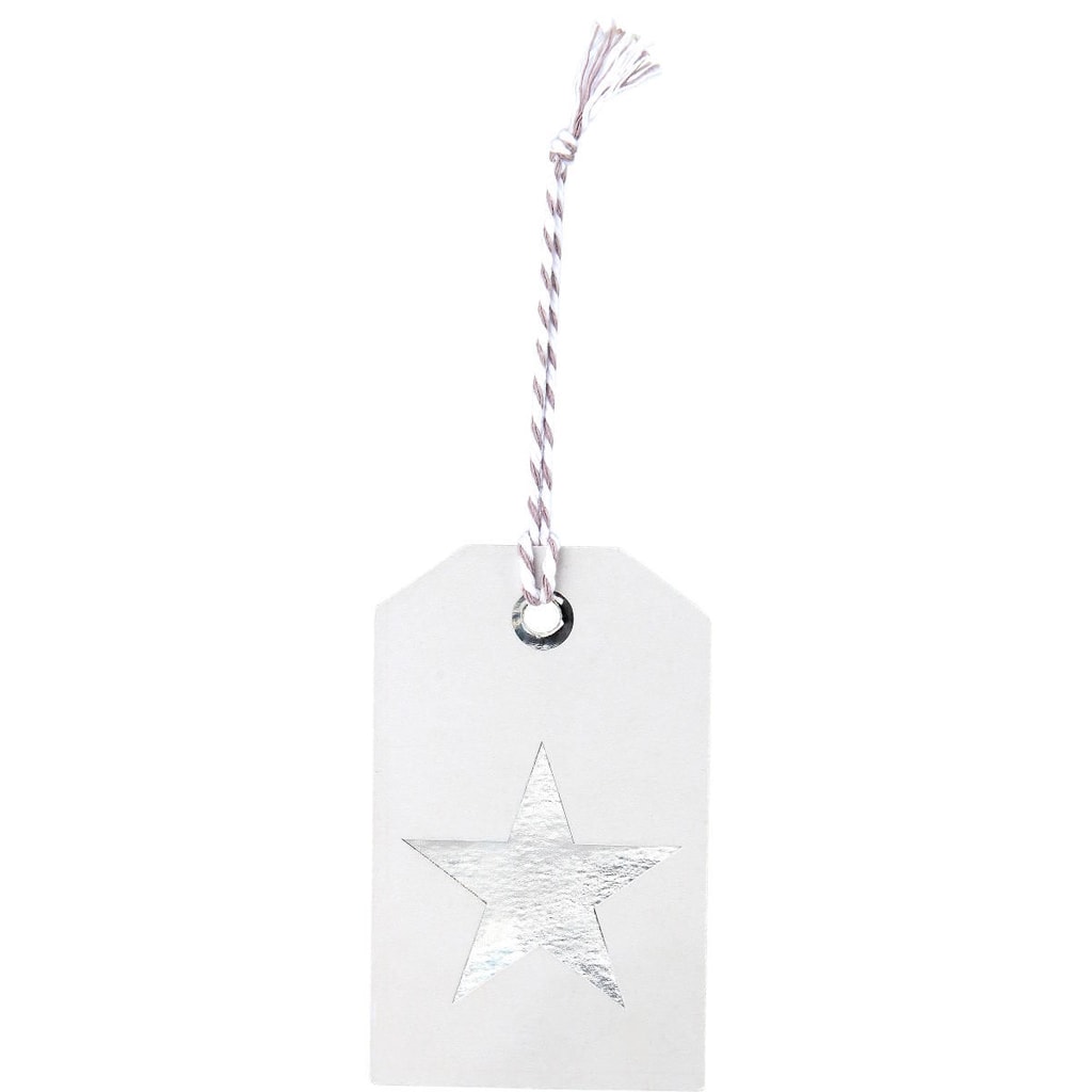 X-MAS Jmenovky hvězdičky 6 ks
