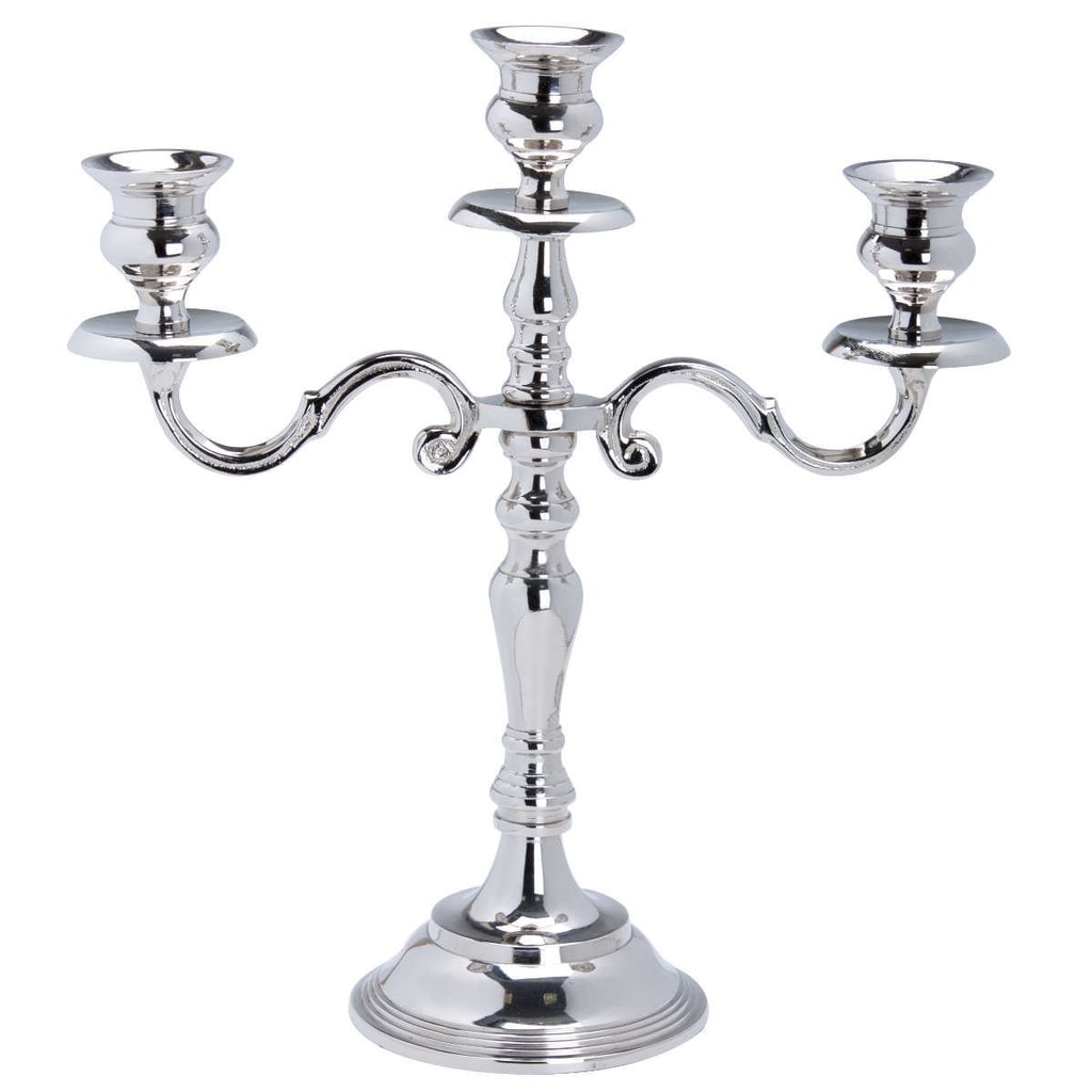 SILVERLIGHTS Svícen na 3 svíčky