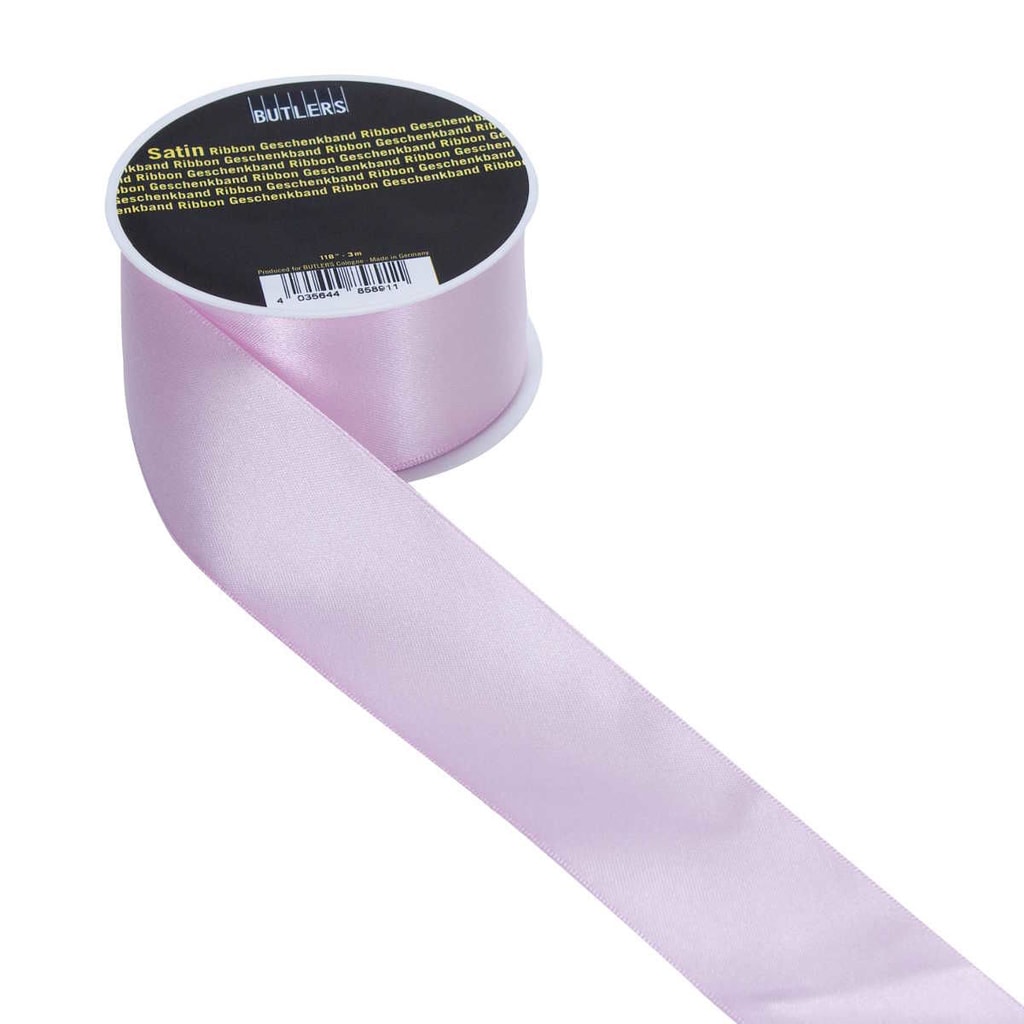 SATIN Dárková stužka - růžová