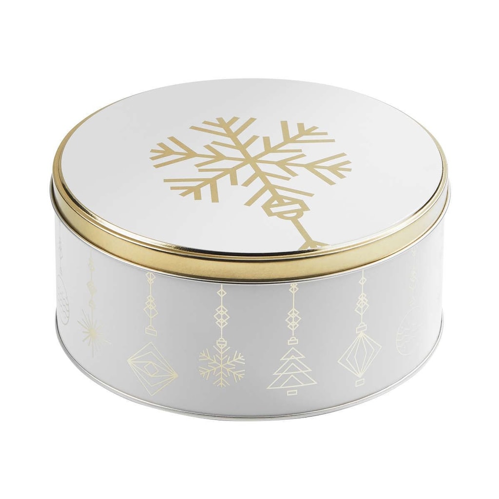 COOKIE JAR Dóza kulatá sněhová vločka 16,7 cm