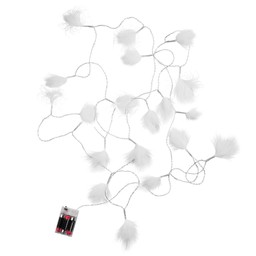 FEATHERS LED Světelný řetěz peříčka 20 světel