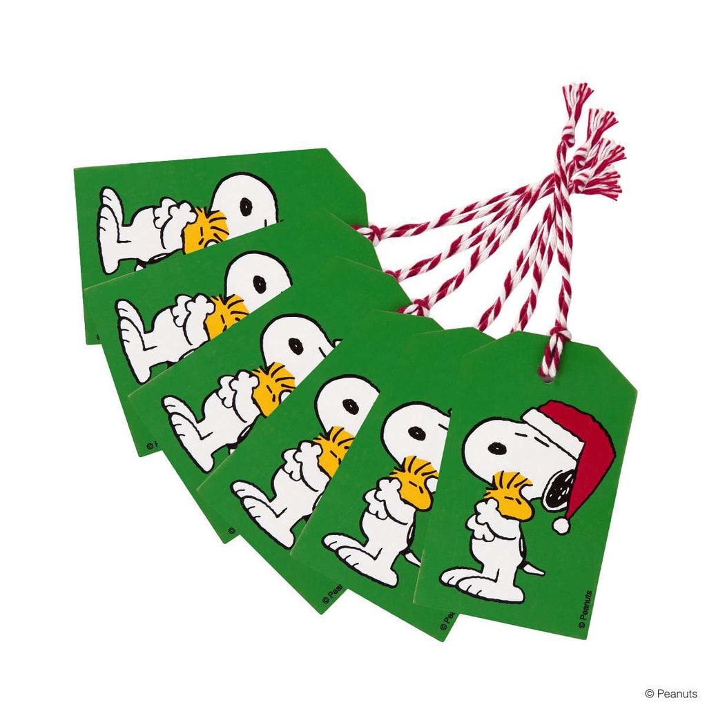 PEANUTS Jmenovka na dárky Snoopy a Woodstock set