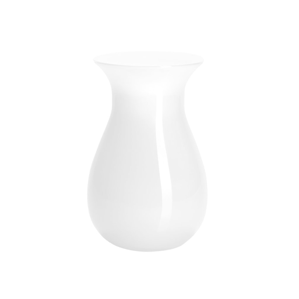 BELLE Váza 18 cm - bílá