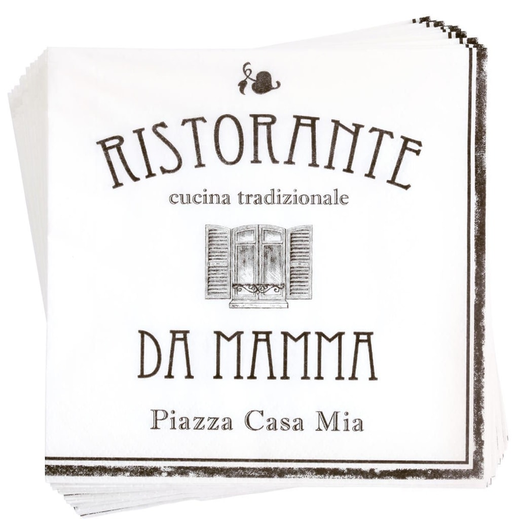 Fotografie APRÉS Papírové ubrousky "Ristorante"