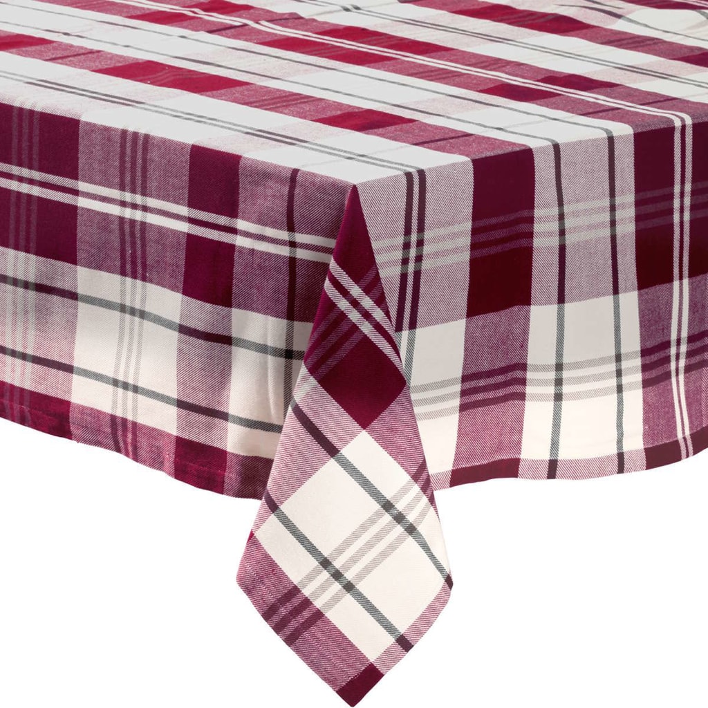 NEUCHÂTEL Ubrus kostka 140x140cm - červená