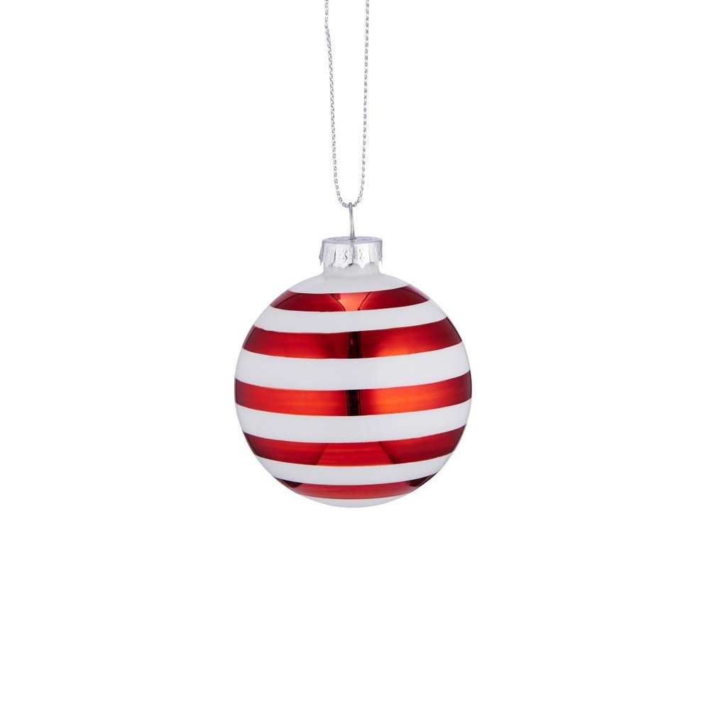 HANG ON Skleněná ozdoba Candy Cane 6 cm