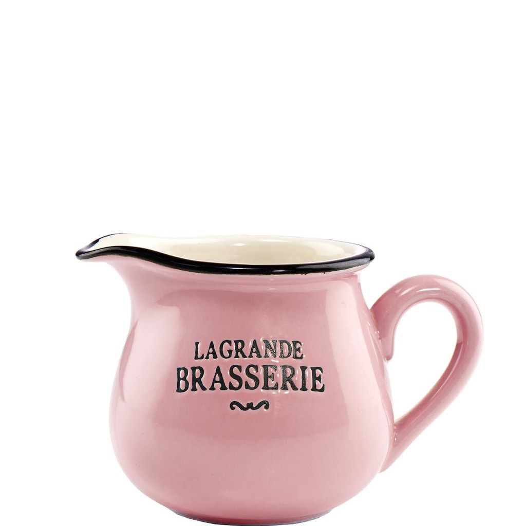 LA GRANDE BRASSERIE Konvička na mléko - růžová