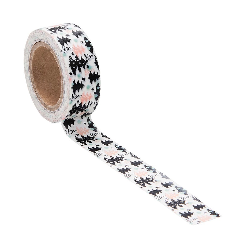TAPE Lepicí páska sněhová vánoční stromek