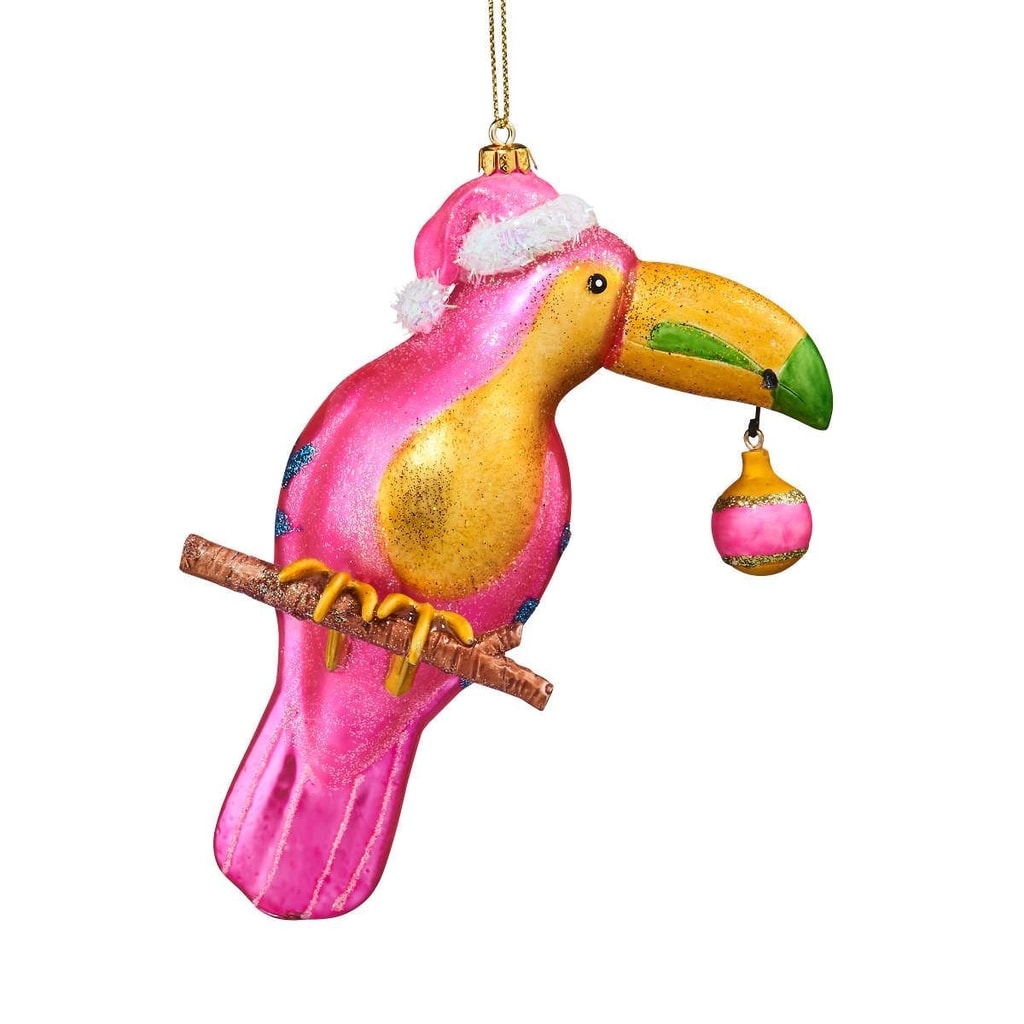 HANG ON Ozdoba tukan - růžová
