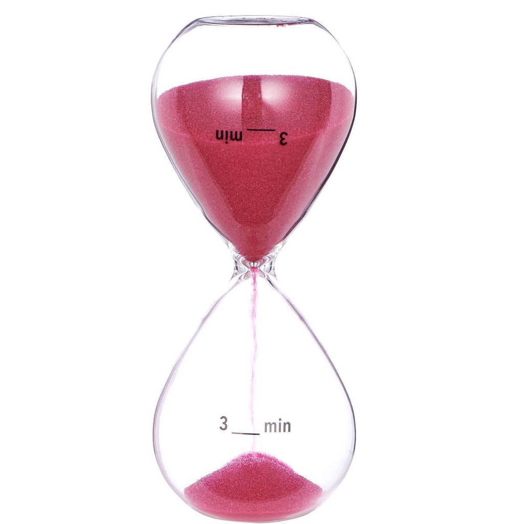 BRUSH HOUR Přesýpací hodiny - růžová